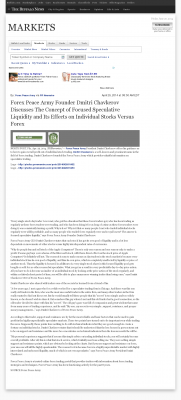Forex Peace Army -  Buffalo News (Buffalo, NY) - Stock Liquidity Discussion